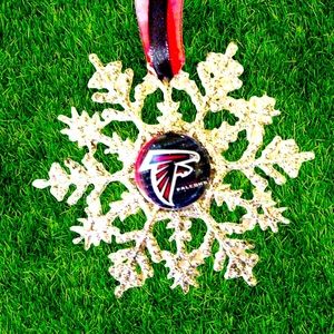 Atlanta FALCONS Football Handmade Snowflake *NEW*